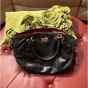 Gorgeous Black Buttery Soft Vintage  Coach Bag